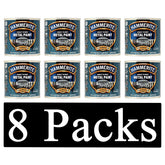 8X Hammerite Hammered Silver Paint 250ml Tin Paint